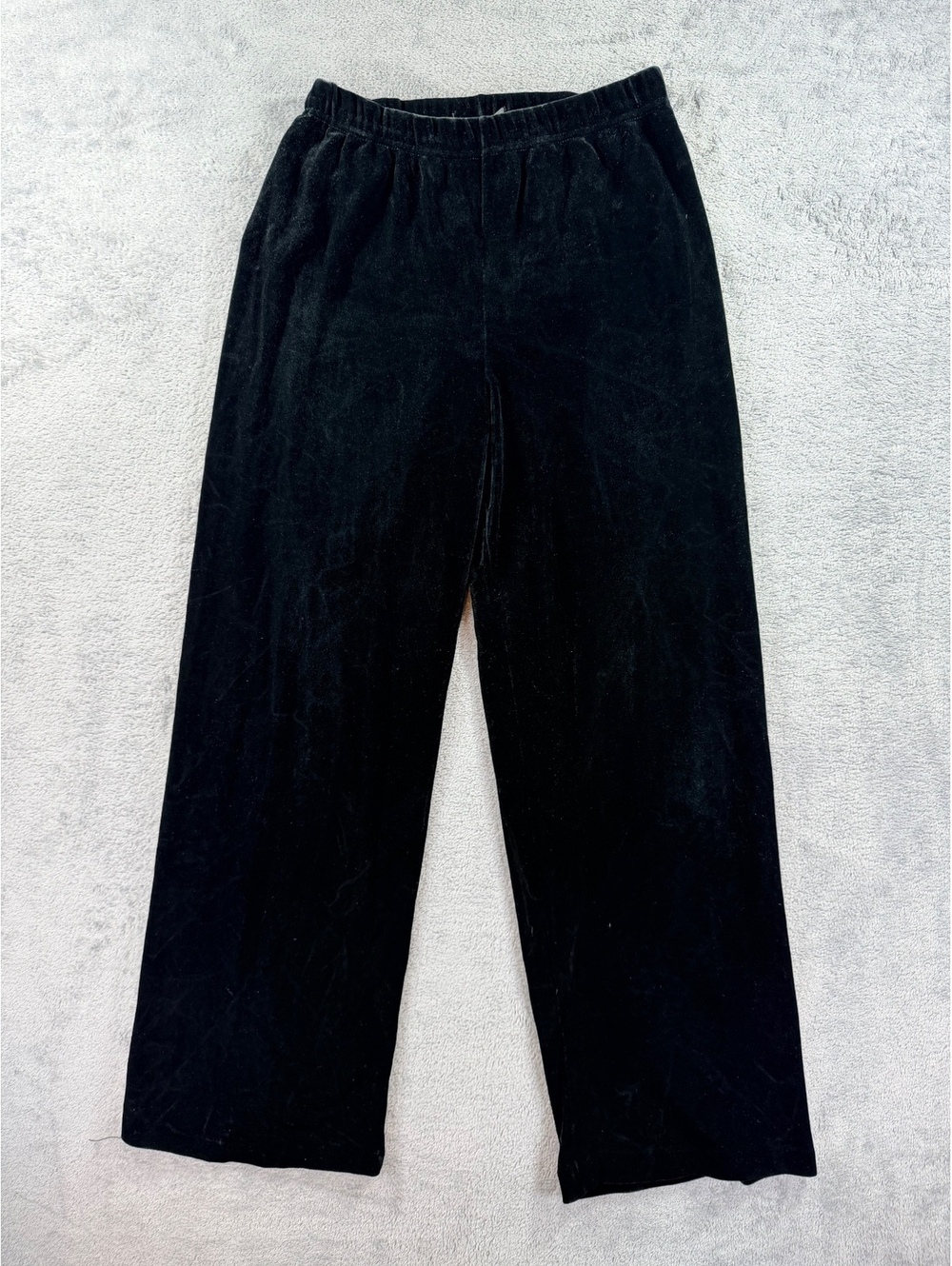 Banana Republic Black Velvet Elastic Waist Pants Size Small